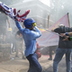 A white supremacist attacks a counter protestor at Emancipation Park, where other neo-Nazis were protesting the removal of the Robert E. Lee monument in Charlottesville, Virginia (Photo: Samuel Corum/Anadolu Agency/Getty Images)
